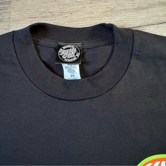 Santa Cruz slime balls speed wheels new condition skate t shirt men’s M - Picture 5 of 5